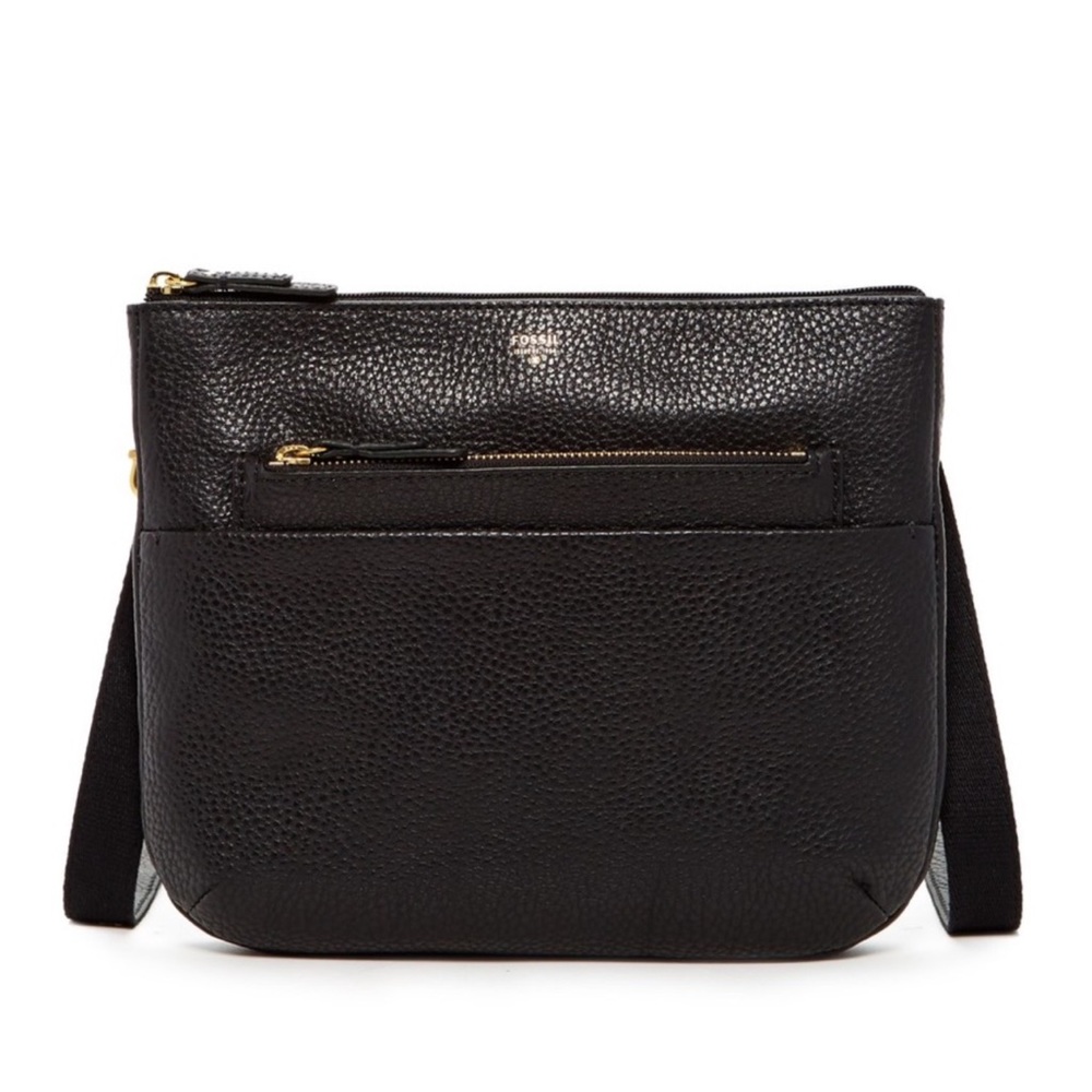 Fossil Tessa Zip Top Leather Crossbody Purse